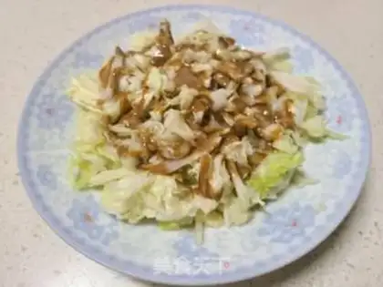 Make Sesame sauce cabbage step 5