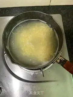 Make Sweet soup with green potatoes step 4