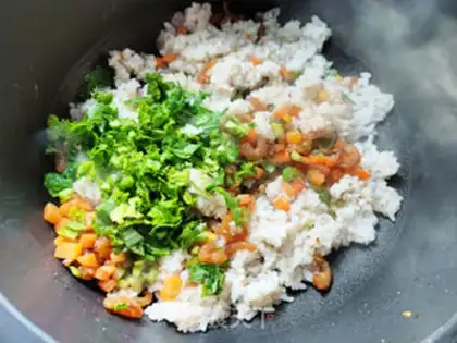 Make A mustard rice step 8