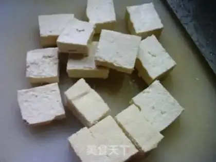 Make Big cabbage shrimp tofu step 3