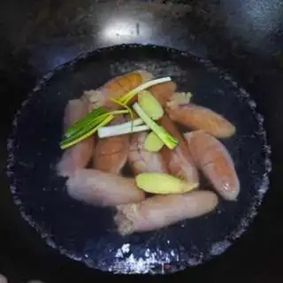 Make Red burning of herring seeds step 2