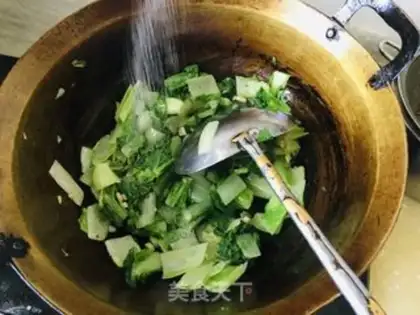 Make Garlic cabbage step 4