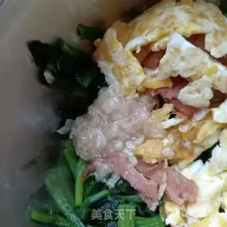 Make Fried omelet with spinach step 15