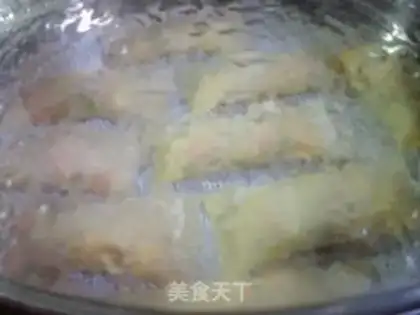 Make The egg rolls step 13