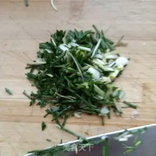 Make Wild onion egg sauce step 2