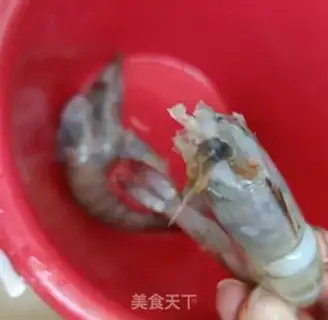 Make Steam shrimp step 1
