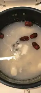 Make The porridge of the rice mountain step 2