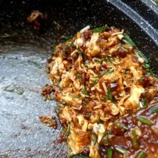 Make Wild onion egg sauce step 7