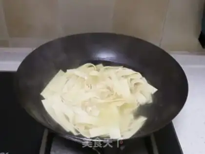 Make Spicy sauce, tofu skin step 5