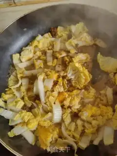 Make Egg fried river powder step 6