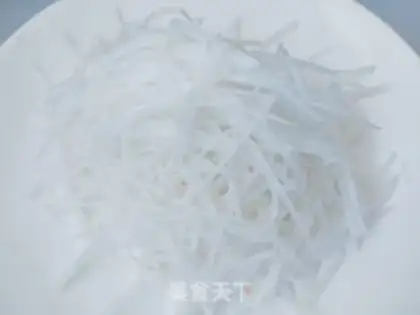 Make White radish step 1