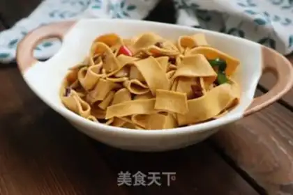 Make Spicy sauce, tofu skin step 10
