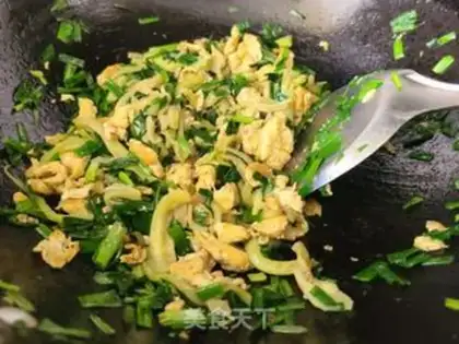 Make Onion egg fried purple step 5