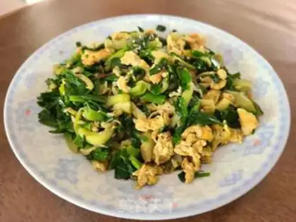 Make Onion egg fried purple step 6