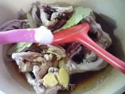 Make Beer duck collarbone step 5