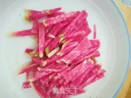 Make Homemade radish step 1