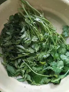 Make A mustard fragrance with a sprouts of grass step 1