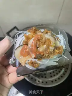 Make Garlic fan tape step 9