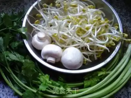 Make Celery mushroom sprouts step 0