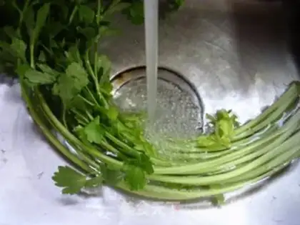 Make Celery mushroom sprouts step 1