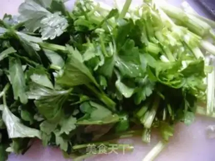 Make Celery mushroom sprouts step 2