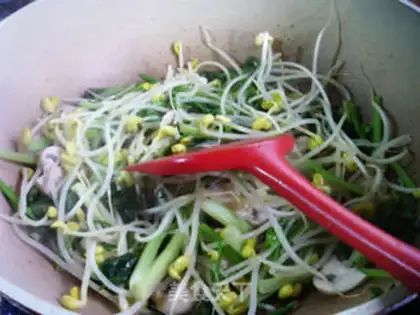 Make Celery mushroom sprouts step 4