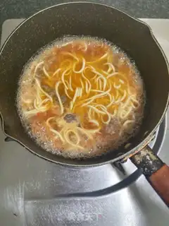 Make Tomato beef noodles step 15