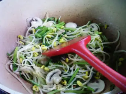 Make Celery mushroom sprouts step 6
