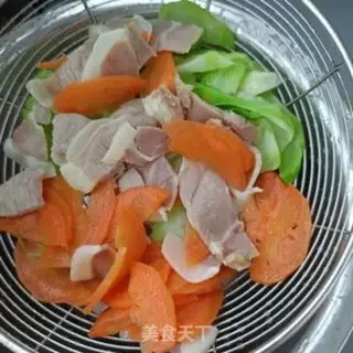 Make Kim Hua ham and vegetables step 9