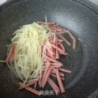 Make Ham sausage and potatoes step 7