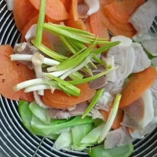 Make Kim Hua ham and vegetables step 10