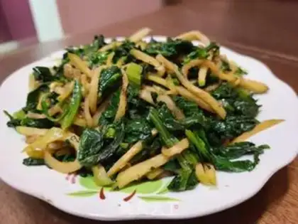 Make Spinach and radish step 5