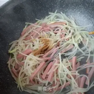 Make Ham sausage and potatoes step 9