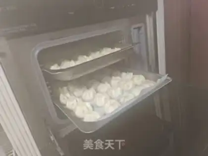 Make Fresh meat buns step 8