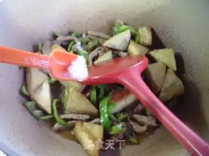 Make Skinny peppers fried tofu step 10