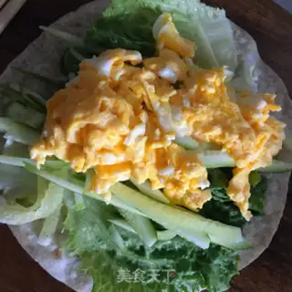 Make All-eat egg burrito step 5