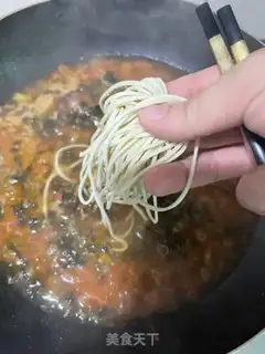 Make Ketchup beef noodles step 16