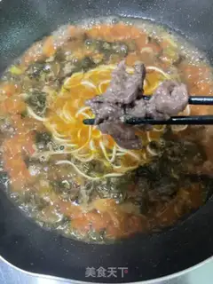 Make Ketchup beef noodles step 17