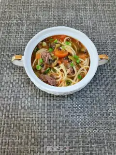 Make Ketchup beef noodles step 19