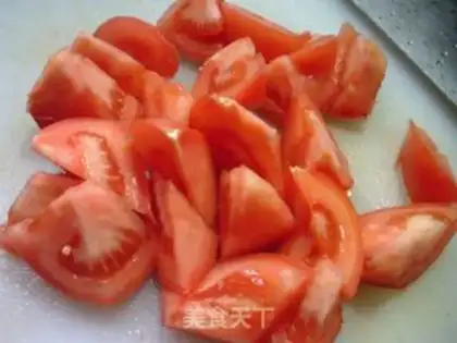 Make Twin mushrooms and fried tomatoes step 2