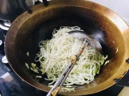 Make The rice line step 3