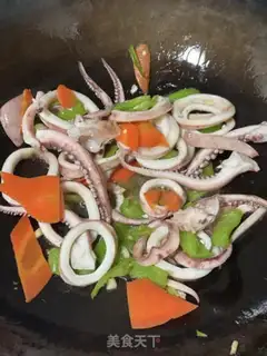 Make Fried squid step 3