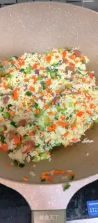 Make Weenie fried rice step 4