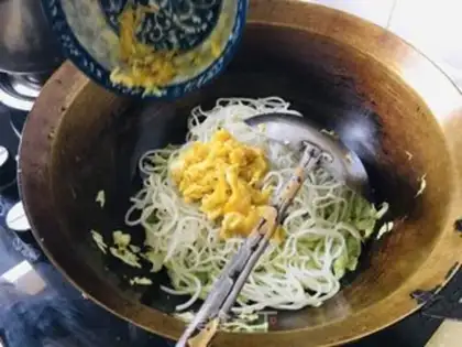 Make The rice line step 4