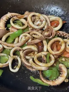 Make Fried squid step 4