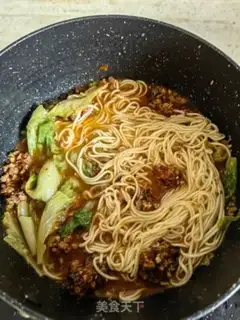 Make Meat sauce noodles step 6