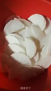 Make Sour and white radish step 2