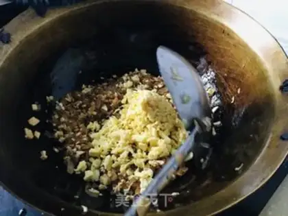 Make Cinnamon, egg dumplings step 3