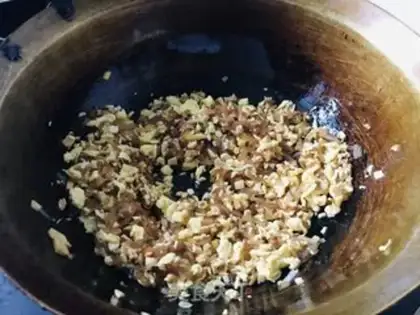 Make Cinnamon, egg dumplings step 4