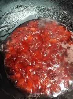 Make Homemade strawberry sauce step 6